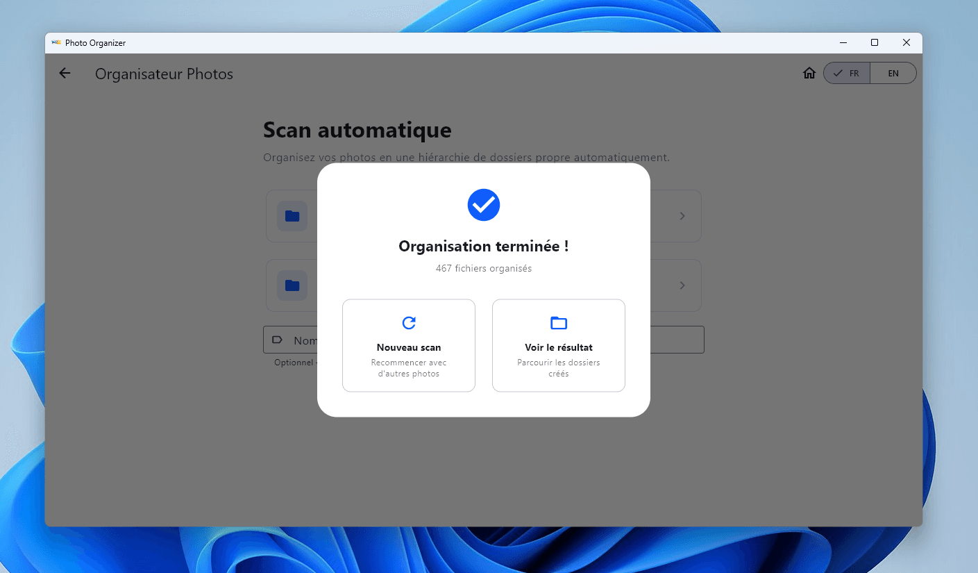 Récupérez une structure propre