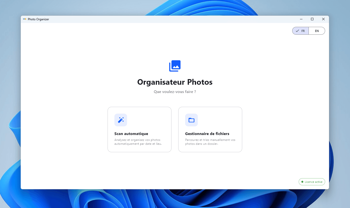 Photo Organizer — metadata-based photo organization